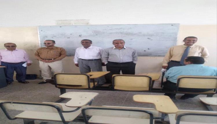 رئيس جامعة أبين يدشن امتحانات الدراسات العليا للفصل الأول من العام الجاري