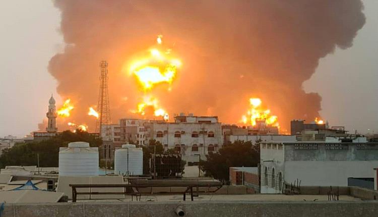 انفجارات عنيفة تهز الحديدة