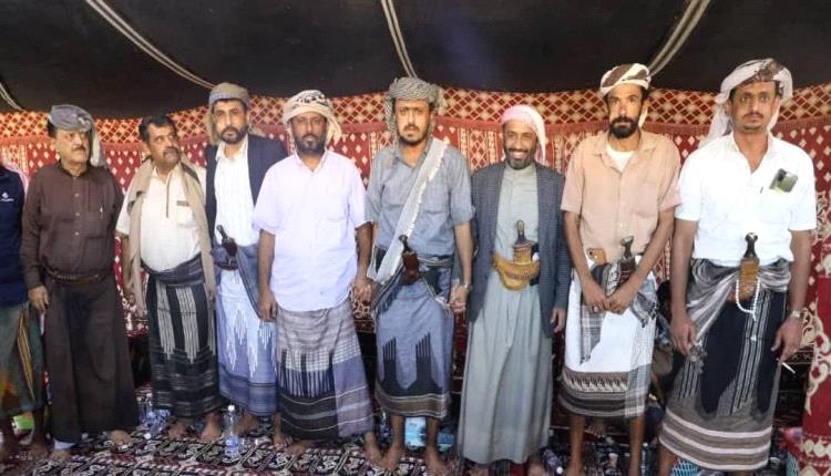 رئيس حلف قبائل حضرموت يستقبل وفدًا من مشايخ و وجهاء أبين
