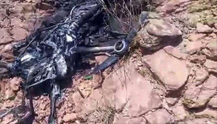 قوات دفاع شبوة تعلن إسقاط طائرة مسيّرة حوثية إيرانية الصنع