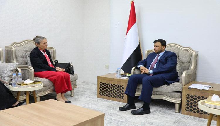الدكتور عبدالله العليمي يستقبل سفيرة مملكة هولندا