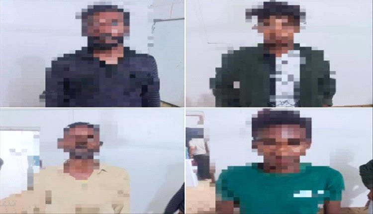 مكافحة المخدرات بالمهرة تضبط أربعة متعاطين ومروّج بحوزته أكثر من 100 حبة مخدرة