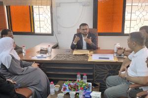 إجراء مراسيم الاستلام والتسليم للهيئة العامة للأراضي وعقارات الدولة