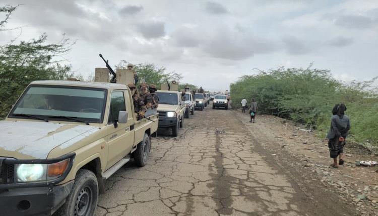 القوات المسلحة الجنوبية تدفع بتعزيزات عسكرية إلى جبهة ثرة بمديرية لودر