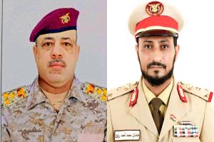 قائد اللواء 39 مدرع يعزي قائد اللواء الخامس حرس رئاسي في وفاة والده