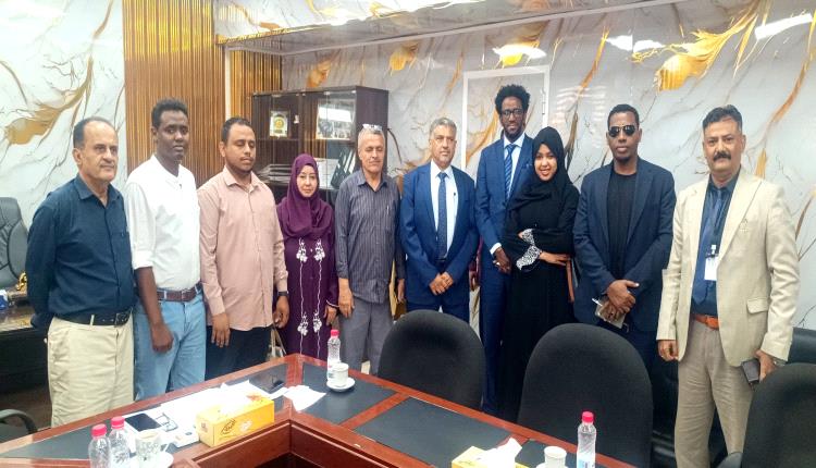 نائب محافظ عدن يناقش مع مؤسسة دعم النرويجية إمكانية دعم مشاريع البنية التحتية