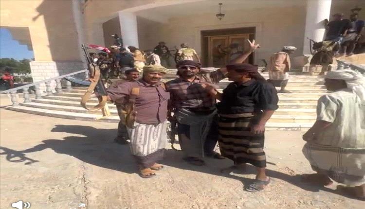 الانتقالي يحكم قبضته على القصر الجمهوري في سيئون بعد حسم المعركة دون أي مقاومة