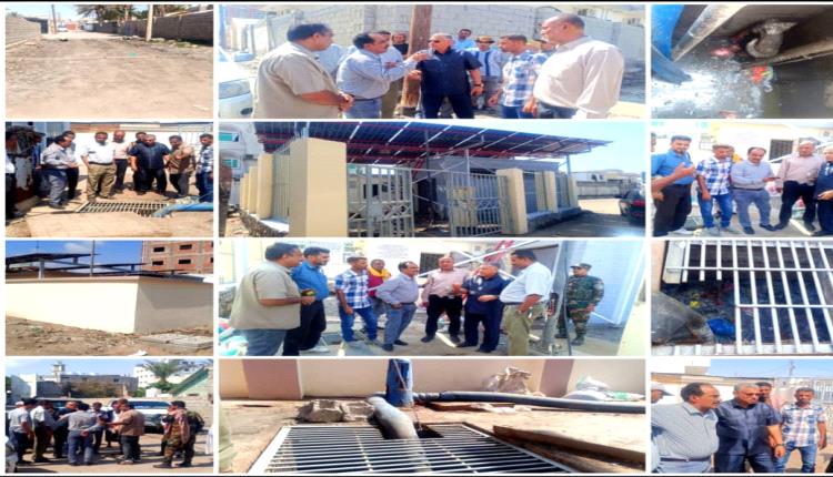 نائب محافظ عدن: السلطة المحلية عازمة على حل أزمة الصرف الصحي في خور مكسر قبل نهاية العام