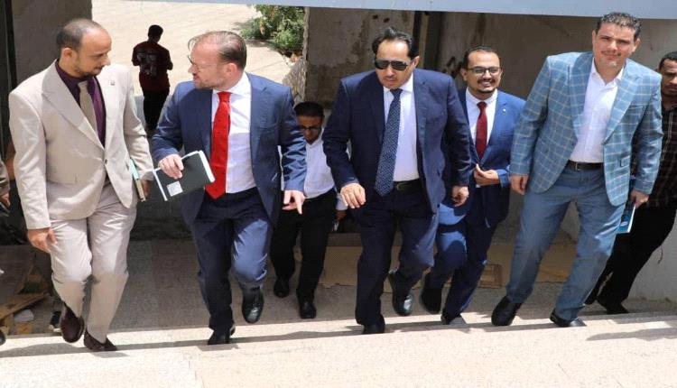 وفد أممي يزور مركز تدريب الشباب بعدن ويطلع على برامج التأهيل والتمكين الاقتصادي