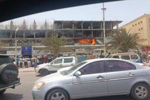 اندلاع حريق في الحجاز مول بمديرية المنصورة