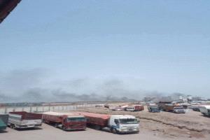 عاجل.. غارات إسرائيلية على ميناء الحديدة