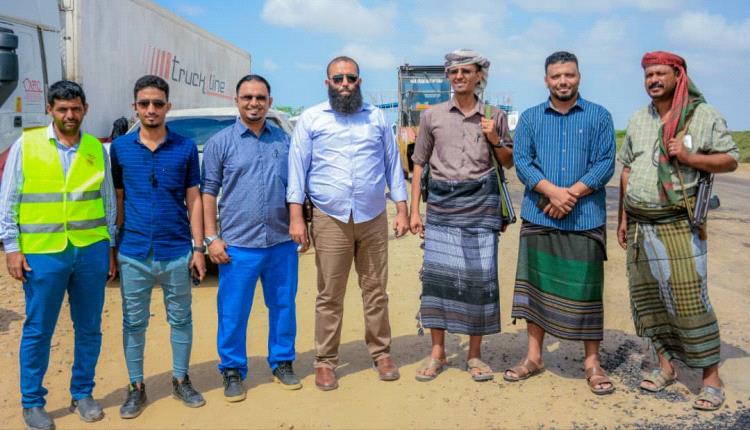 بدء المرحلة الأولى من صيانة الخط الدولي في أبين ضمن مبادرة شبابية