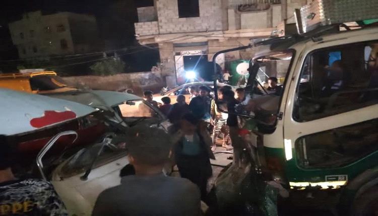 عاجل..انفجار خزان مشتقات نفطية في تعز