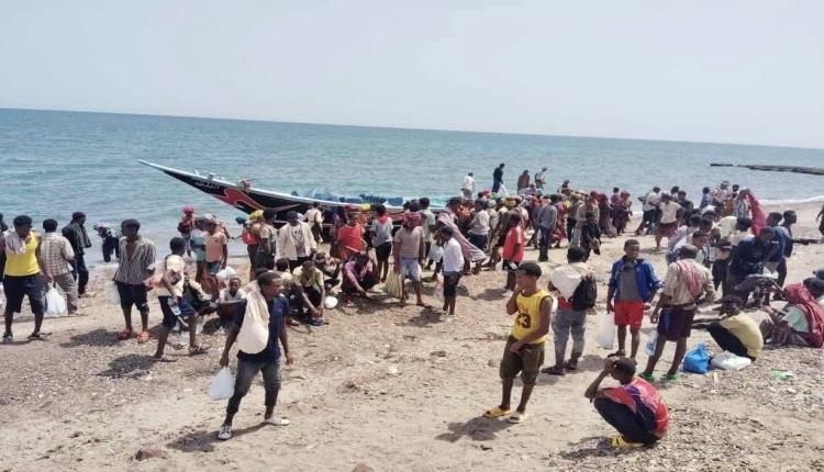 قوات العمالقة تُحبط أكبر عملية تهريب مهاجرين غير شرعيين في سواحل الصبيحة