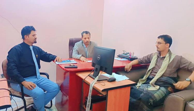 محافظ أبين يناقش مع رئيس المبادرة الشبابية ترتيبات تنظيم معرض الكتاب