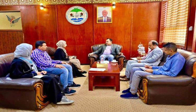 الوزير السقطري يبحث مع منظمة "يمن أيد" تدخلاتها في القطاع الزراعي