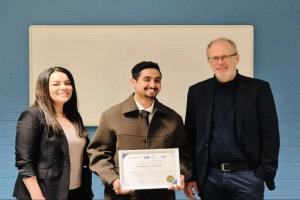 باحث من عدن يحقق المركز الثالث في مسابقة دولية