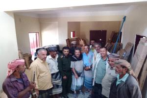 تسليم مولد كهربائي قبيل افتتاح فرع الهجرة والجوازات في لودر