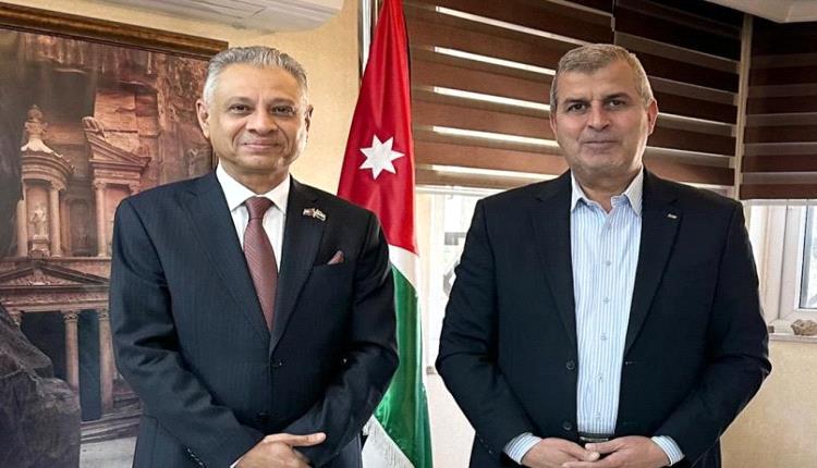 السفير فقيرة يبحث مع وزير الطاقة الاردني تعزيز التعاون في مجال الطاقة والثروة المعدنية