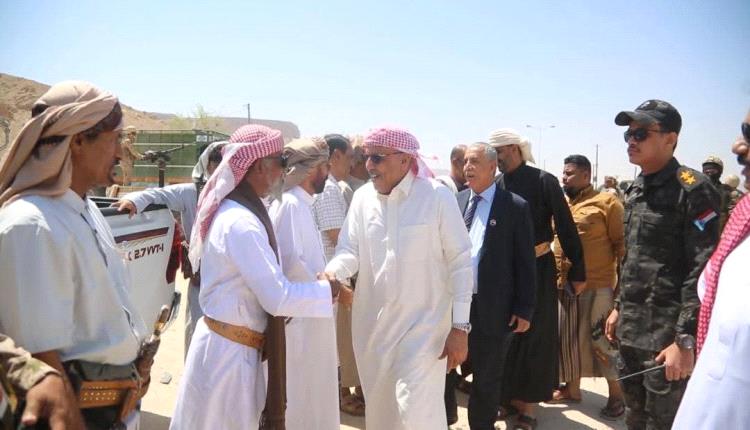 الكثيري والشعيبي يصلان شبام للمشاركة في احتفالات ذكرى ثورة 14 أكتوبر