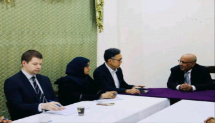 الكثيري يبحث مع وفد المبعوث الأممي مستجدات الأوضاع وجهود السلام في حضرموت