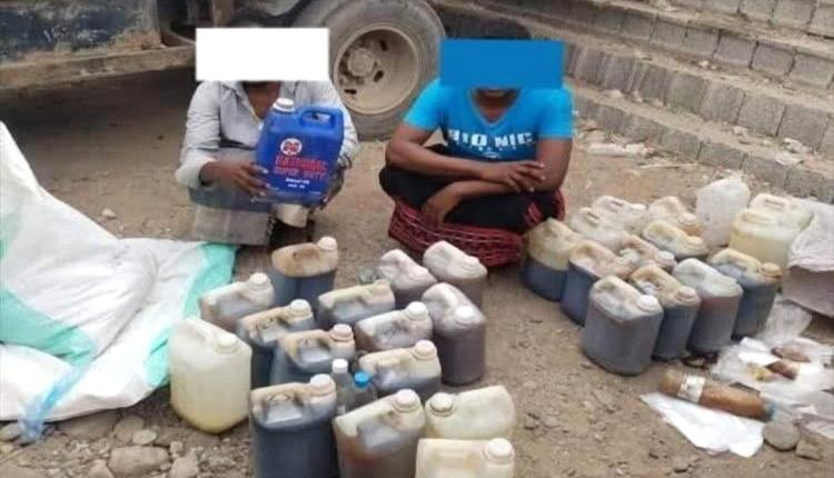 الإطاحة بعصابة تغش العسل بزيت السيارات بعدن