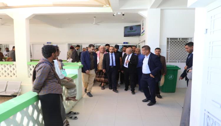 محافظ حضرموت الأستاذ مبخوت بن ماضي يدشّن مشروع إعادة تشغيل مستشفى بضة بدوعن