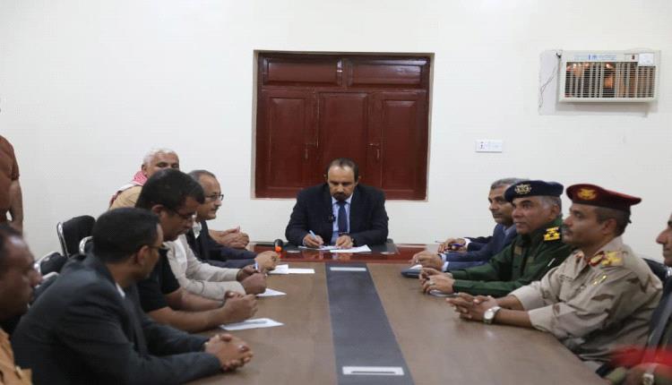 محافظ حضرموت الأستاذ مبخوت بن ماضي يرأس اجتماعًا لقيادة السلطة المحلية والمكتب التنفيذي بمديرية دوعن