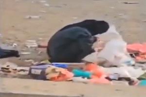 وزير الإعلام اليمني ينشر فيديو (مفزع لامرأة) سجل في صنعاء