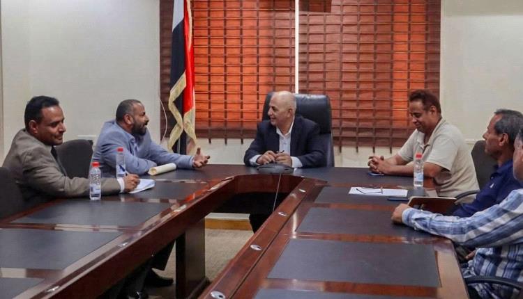 وزير المياه والبيئة يناقش مع محافظ الضالع الوضع المائي والبيئي بالمحافظة