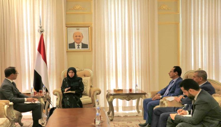 وزيرة التخطيط تبحث مع السفير الياباني تعزيز التعاون التنموي