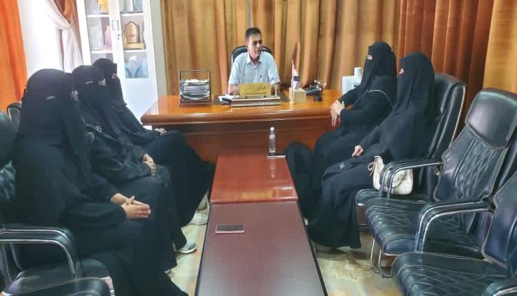 مدير عام مديرية القطن يلتقي مدير عام إدارة تنمية المراة بديوان وكيل محافظة حضرموت