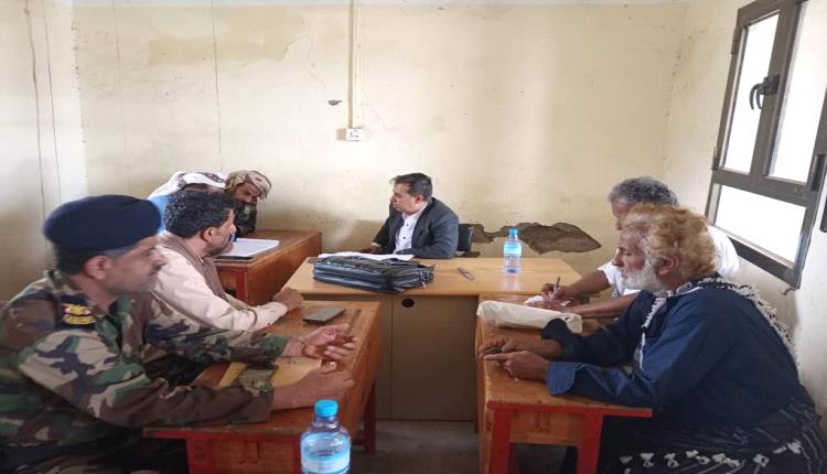 مدير أمن لودر ووكيل نيابة أبين يبحثان تعزيز التنسيق الأمني المشترك