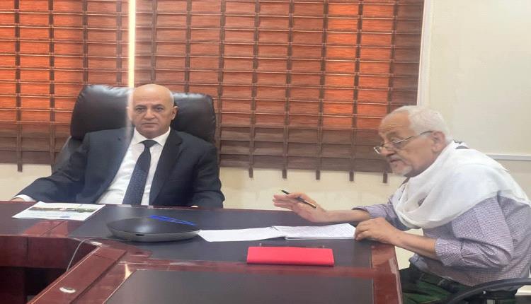 الوزير الشرجبي يطلع على نتائج أعمال لجنة مشروع الصرف الصحي بسيئون وتريم