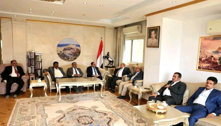 رئيس مجلس النواب يستقبل وزير الدولة لشؤون مجلسي النواب والشورى