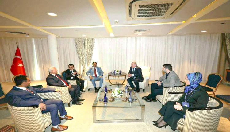 الوزير البكري يبحث مع نظيره التركي سبل تعزيز العلاقات بين اليمن وتركيا