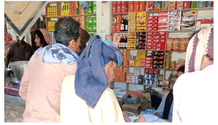 نزول ميداني في المحفد لحصر وتنظيم الأنشطة التجارية