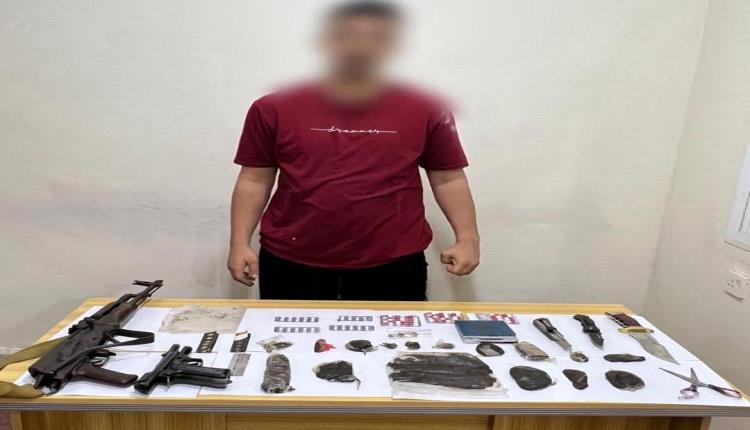 الجعدني في عملية نوعية ضبطنا احد اخطر مروجي المخدرات وبحوزته كمية من الحشيش بمنطقة التقنية