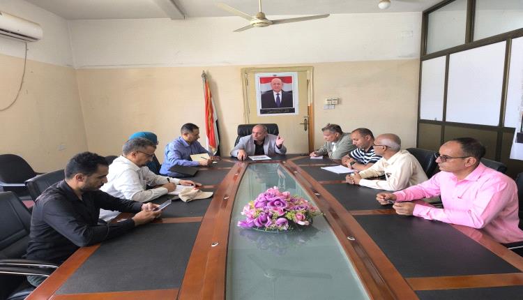 وكيل أول محافظة تعز يبحث مع منظمة 