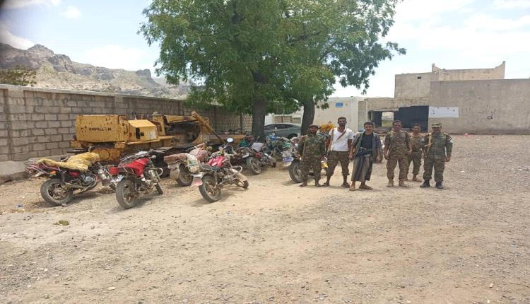 حملة أمنية في المسيمير لضبط الدراجات النارية المخالفة وتخفيف الازدحام