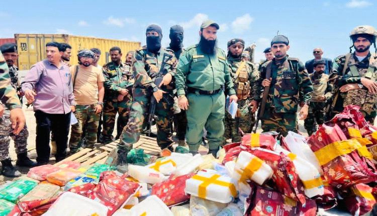 إتلاف أكثر من طن من المخدرات المضبوطة بعدن بحضور رسمي وأمني