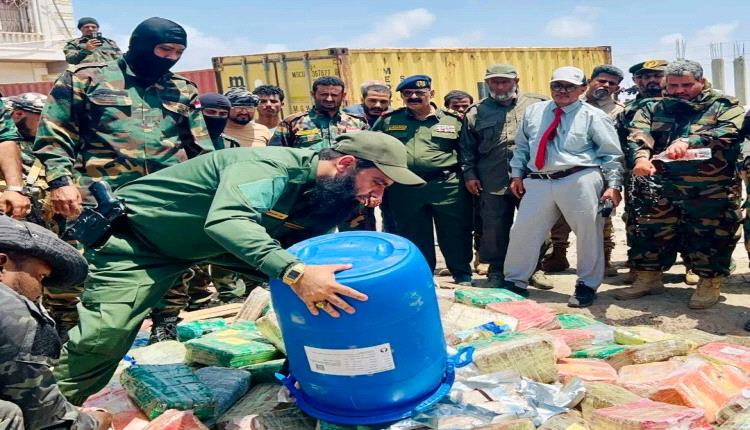 المقدم مياس الجعدني بإشراف النيابة الجزائية تم إتلاف 1213 كيلو من الحشيش والشبو والهيروين وحبوب الكبتاجون