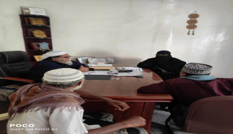 زيارة تفقدية للخدمة المدنية تشيد بالانضباط الوظيفي في مكتب أوقاف أبين