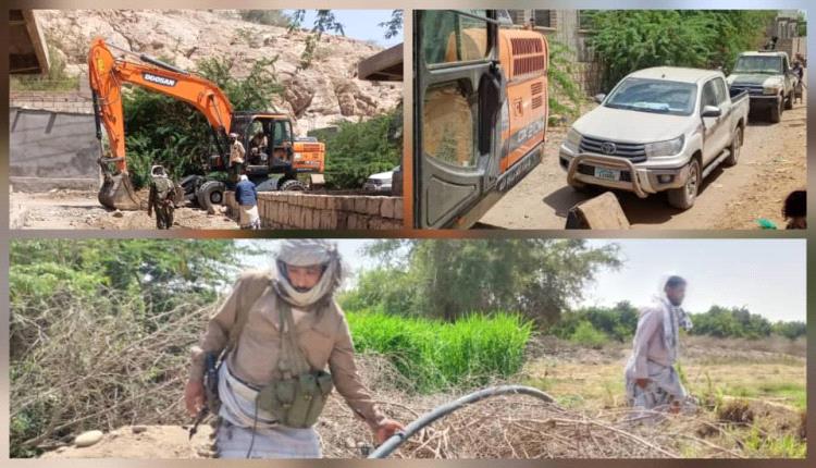 حملة بأبين تفكك شبكات الربط العشوائي وتحيل المخالفين للقضاء