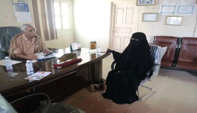 مدير عام مكتب الثقافة بالمهرة يلتقي رئيسة مرصد " أين " للحقوق والتنمية