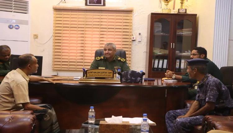 العميد الجابري يناقش تعزيز قدرات أمن بروم ميفع مع قيادة المديرية