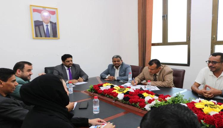 وزير التعليم الفني يبحث مع المنظمة الدولية للهجرة تعزيز التعاون المشترك عدن