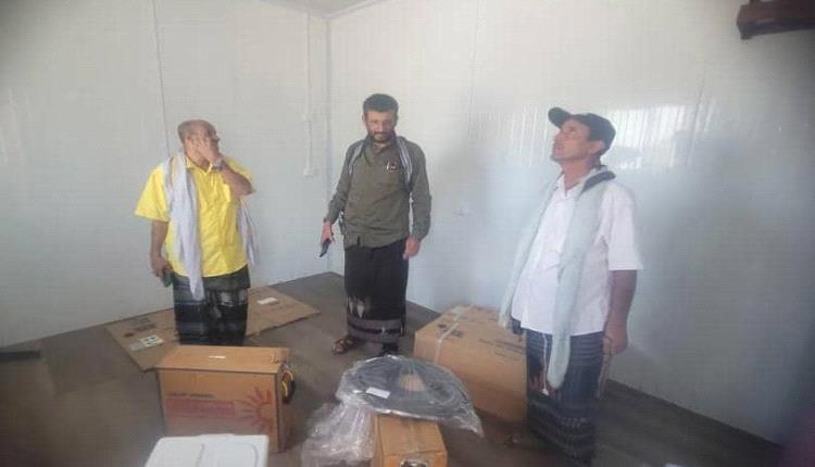 المغربي يتفقد سير عمل مشروع إعادة تأهيل الوحدة الصحية بمنطقة اللجين في الملاح