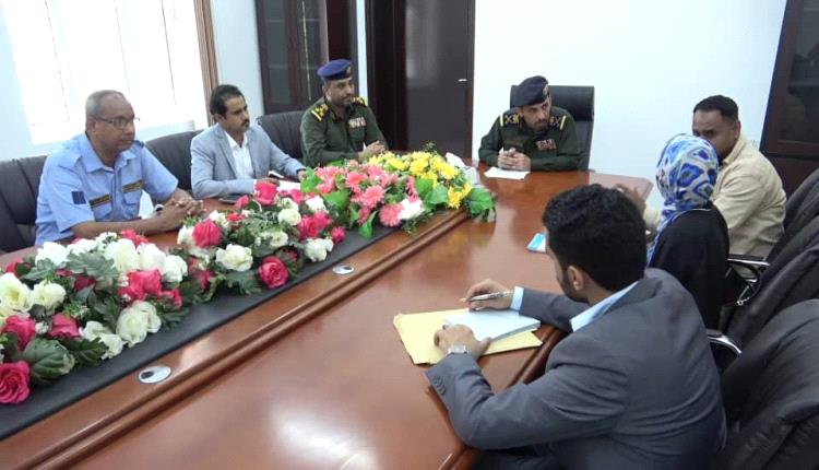 اللواء النسي يبحث مع مفوضية اللاجئين تعزيز التنسيق وتطوير خدمات اللاجئين في عدن