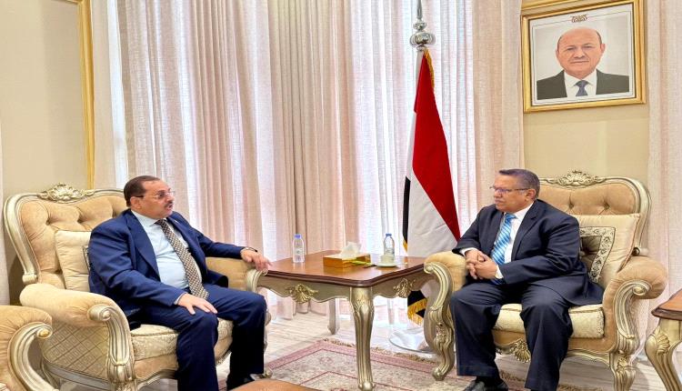 ‏رئيس مجلس الشورى يستقبل وزير الدولة لشؤون مجلسي النواب والشورى